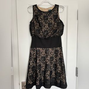 Black lace dress